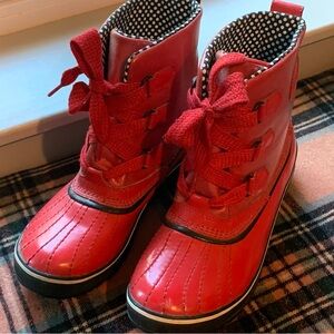 Sorel Tivoli Red Boots